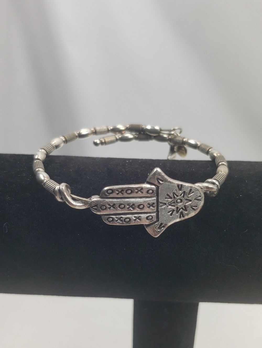 Alex and Ani Silver Hamsa Wrap Bracelet